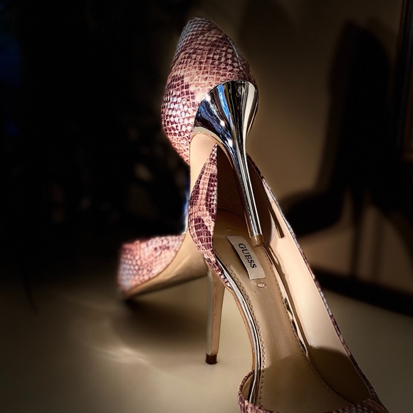 MARCIANO STILETTOS IN PYTHON PRINT - LIKE NEW - Picture 14 of 16
